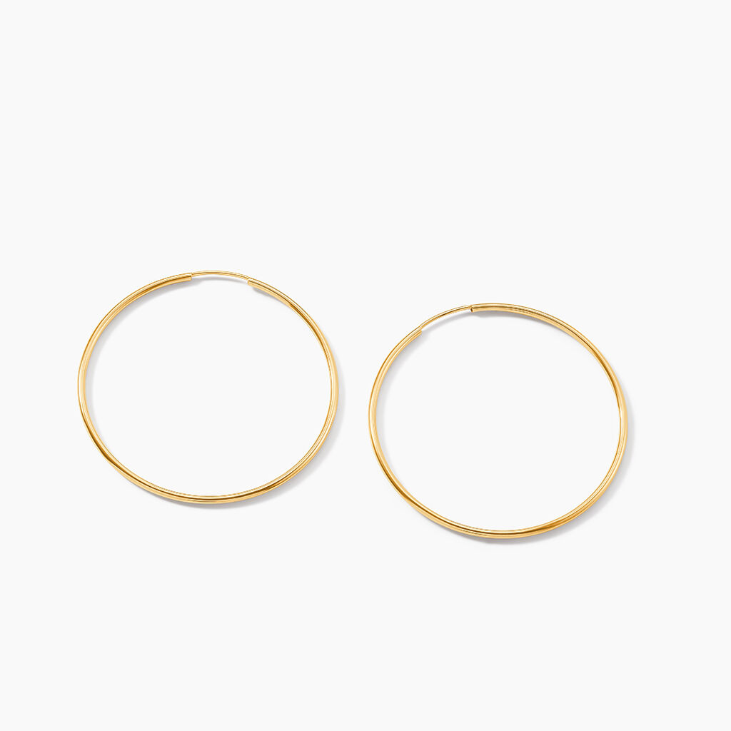 Cr&eacute;oles Dominae Flexible Or Jaune - Cr&eacute;oles Femme | Marc Orian