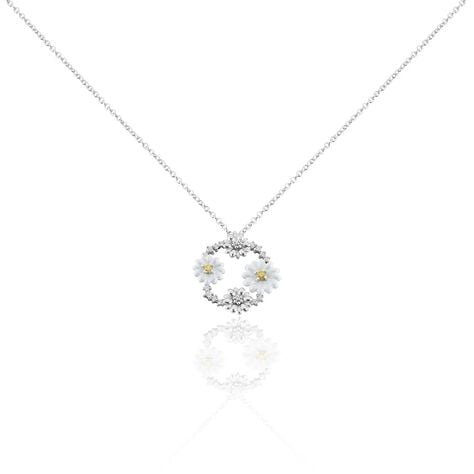 Collier Basil Argent Blanc Oxyde De Zirconium - Colliers avec pierres Femme | Marc Orian