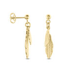 Boucles D'oreilles Pendantes Plaqu&eacute; Or Kai - Pendantes Femme | Marc Orian