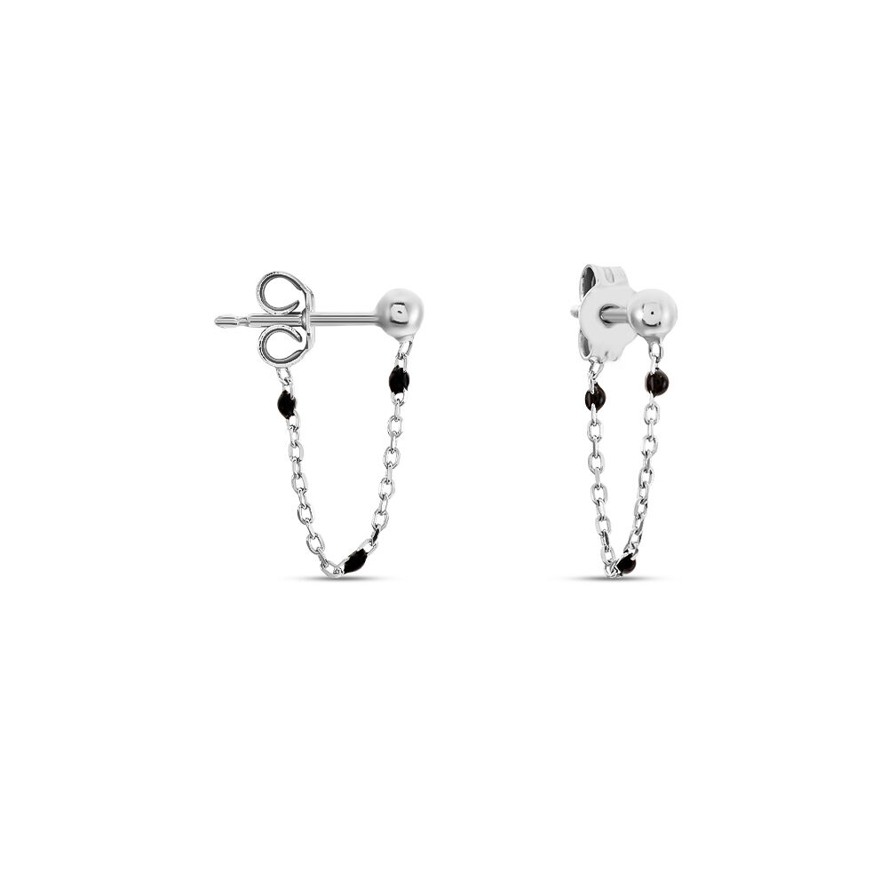 Boucles D'oreilles Pendantes Molly Argent Blanc - Pendantes Femme | Marc Orian