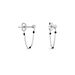 Boucles D'oreilles Pendantes Molly Argent Blanc - Pendantes Femme | Marc Orian