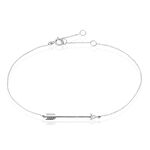 Bracelet Cupidon Or Blanc Diamant - Bracelets cha&icirc;nes Femme | Marc Orian