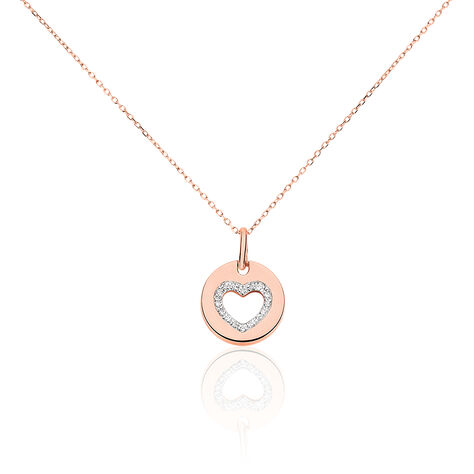 Collier Rosalina Or Rose Diamant - Colliers avec pierres Femme | Marc Orian