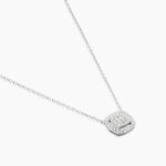 Collier Or Blanc Naveen Diamants Synth&eacute;tiques - Colliers avec pierres Femme | Marc Orian