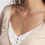 Collier Fanni Argent Blanc - Colliers fantaisie Femme | Marc Orian