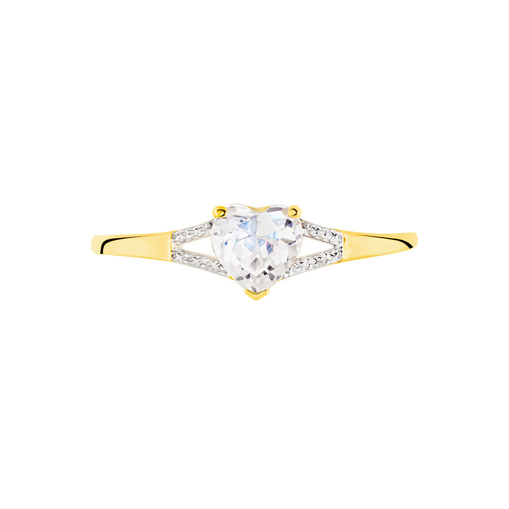 Bague Grishilda Or Jaune Oxyde Oxyde - Solitaires Femme | Marc Orian