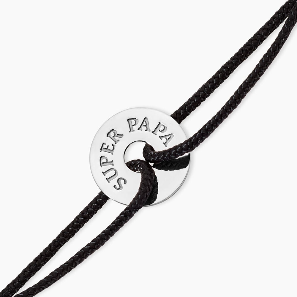 Bracelet Raphael Argent Blanc - Bracelets cordons Homme | Marc Orian