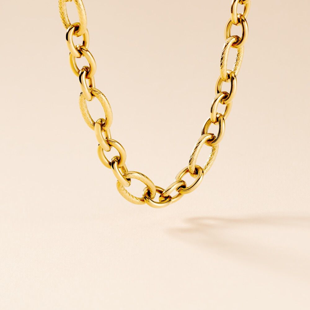 Collier Merrilyn Acier Dor&eacute; - Colliers fantaisie Femme | Marc Orian