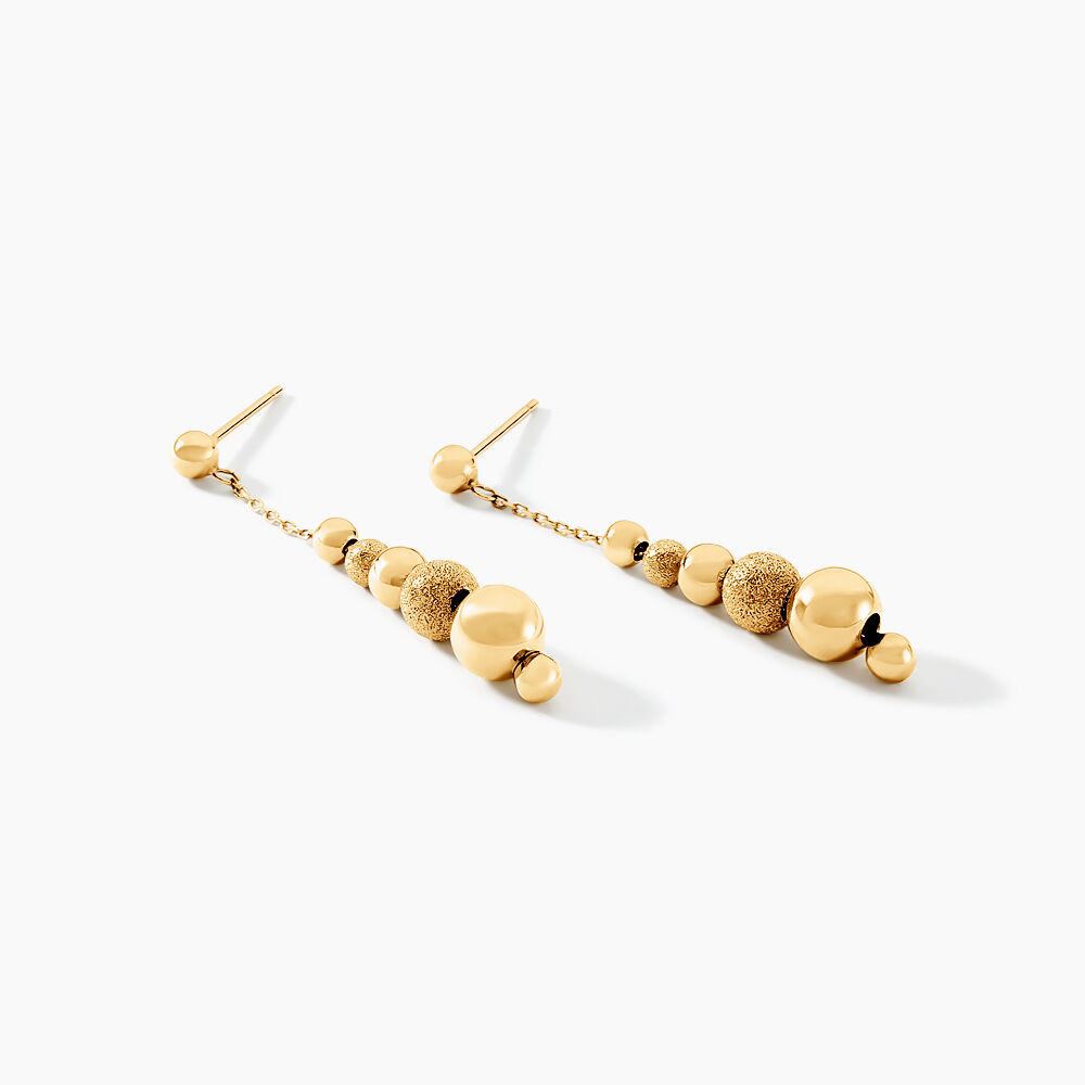 Boucles D'oreilles Pendantes Brooks Or Jaune - Pendantes Femme | Marc Orian