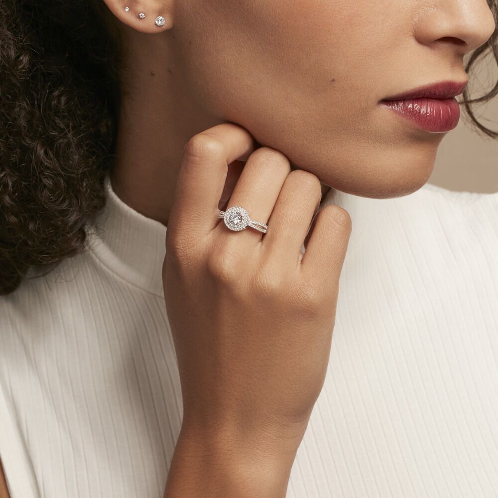 Bague Marie-felix Argent Blanc Oxyde De Zirconium - Solitaires Femme | Marc Orian