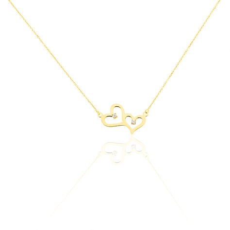 Collier Duleep Or Jaune Oxyde De Zirconium - Colliers avec pierres Femme | Marc Orian