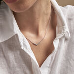 Collier Elga Argent Blanc Oxyde De Zirconium - Colliers avec pierres Femme | Marc Orian