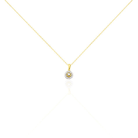 Collier Charletta Or Jaune Diamant - Colliers Femme | Marc Orian
