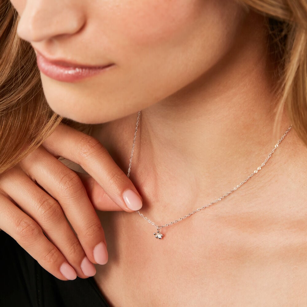 Collier Olyss Argent Blanc - Colliers fantaisie Femme | Marc Orian