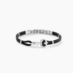 Bracelet Analya Acier Blanc - Bracelets cordons Homme | Marc Orian