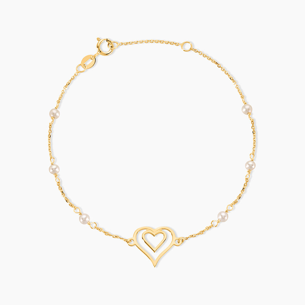 Bracelet Andrieu Or Jaune Perle De Culture - Bracelets cha&icirc;nes Femme | Marc Orian