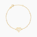 Bracelet Andrieu Or Jaune Perle De Culture - Bracelets cha&icirc;nes Femme | Marc Orian