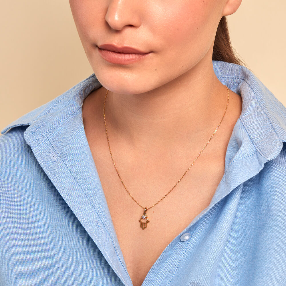 Pendentif Savine Plaqué Or Jaune Oxyde De Zirconium - Nouveautés Femme | Marc Orian