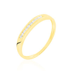 Alliance Hippolyne Or Jaune Diamant - Alliances Femme | Marc Orian