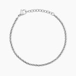 Bracelet Harlow Acier Blanc - Bracelets cha&icirc;nes Femme | Marc Orian