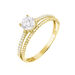 Bague Solitaire Rosemonde Or Jaune Oxyde De Zirconium - Solitaires Femme | Marc Orian