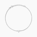 Bracelet Thylane Argent Blanc Oxyde De Zirconium - Bracelets fantaisie Femme | Marc Orian