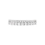 Bague The Crown Or Blanc Oxyde De Zirconium - Bagues avec pierre Femme | Marc Orian