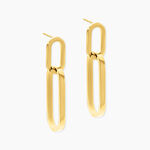 Boucles D'oreilles Pendantes Manille Acier Jaune - Pendantes Femme | Marc Orian