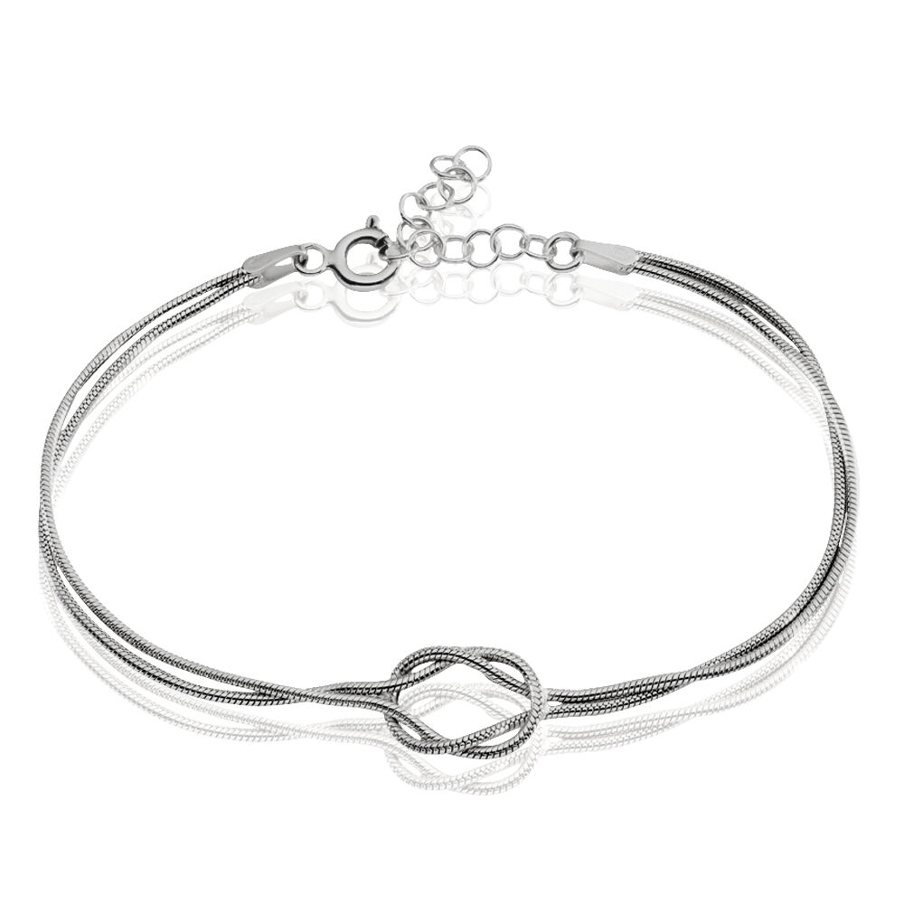 Bracelet Mariana Argent Blanc - Bracelets chaînes Femme | Marc Orian