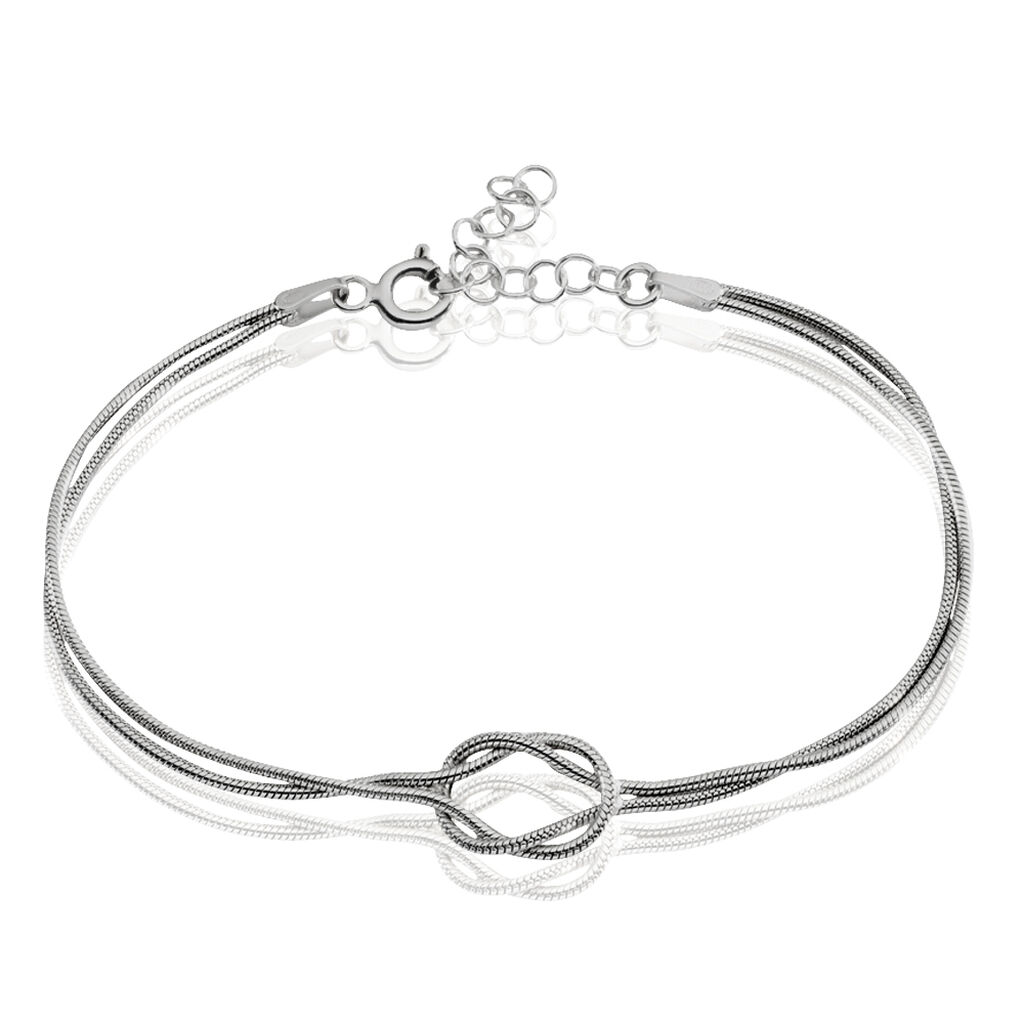 Bracelet Mariana Argent Blanc - Bracelets chaînes Femme | Marc Orian