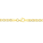 Collier Capucin Or Jaune Maille Marine Plate - Chaines Homme | Marc Orian