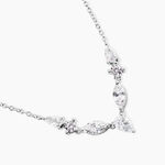 Collier Mascaret Argent Blanc Oxyde De Zirconium - Colliers avec pierres Femme | Marc Orian