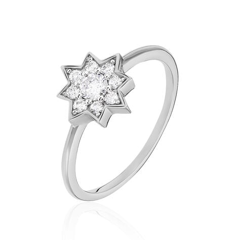 Bague Starla Argent Blanc Oxyde De Zirconium - Bijoux fantaisie Femme | Marc Orian