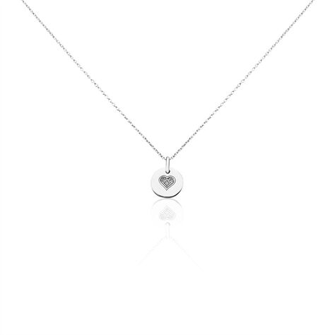 Collier Xaverie Argent Oxyde - Colliers avec pierres Femme | Marc Orian