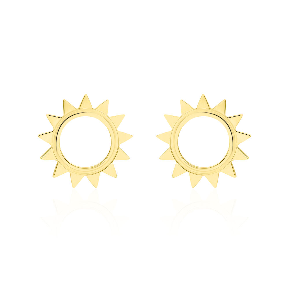 Boucles D'oreilles Puces Louki Or Jaune - Puces Femme | Marc Orian