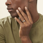 Alliance Julie Ruban Classique Platine Blanc - Alliances duo Unisex | Marc Orian