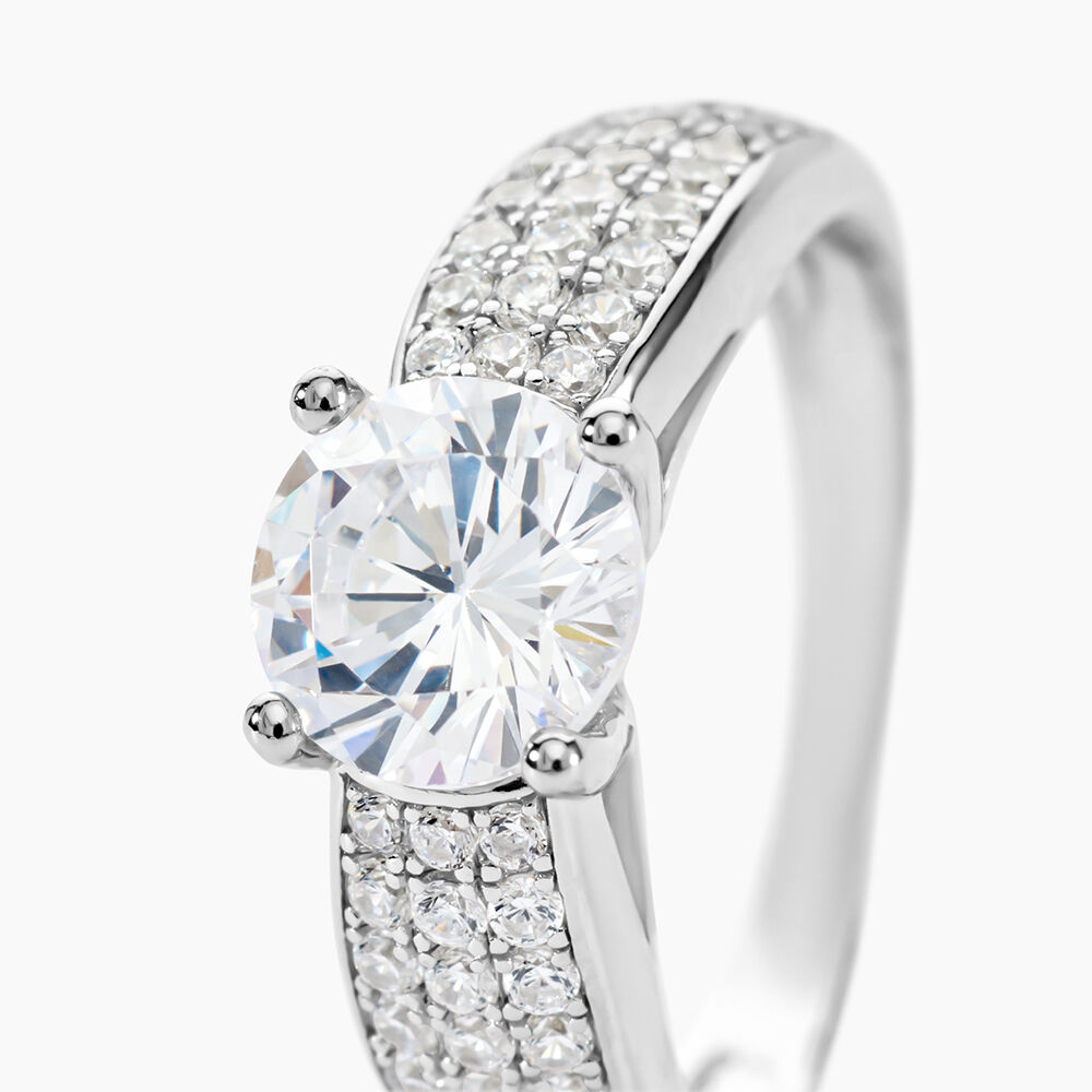 Bague Marilyn Argent Blanc Oxyde De Zirconium - Bijoux fantaisie Femme | Marc Orian