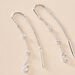 Boucles D'oreilles Pendantes Mascaret Argent Blanc Oxyde De Zirconium - Pendantes Femme | Marc Orian