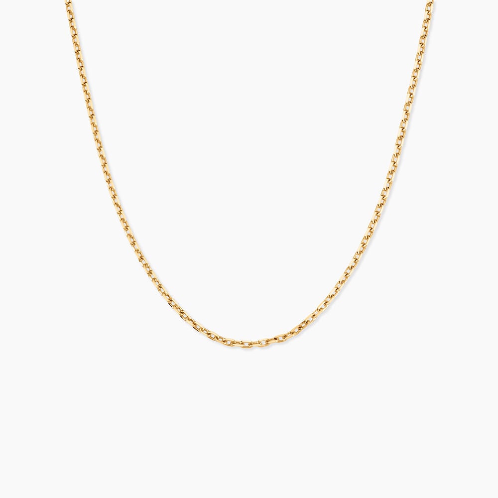 Cha&icirc;ne Igoa Maille For&ccedil;at Diamantee Or Jaune - Chaines Femme | Marc Orian