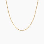 Cha&icirc;ne Igoa Maille For&ccedil;at Diamantee Or Jaune - Chaines Femme | Marc Orian