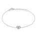 Bracelet Carren Argent Blanc Oxyde De Zirconium - Bracelets chaînes Femme | Marc Orian