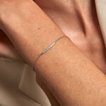 Bracelet Elga Argent Blanc Oxyde De Zirconium - Bracelets fantaisie Femme | Marc Orian