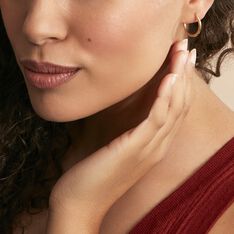 Créoles Verania Or Jaune - Boucles d'oreilles Créoles Femme | Marc Orian
