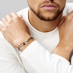 Bracelet Plaqué Or Jaune Gaulthier - Bracelets cordons Homme | Marc Orian
