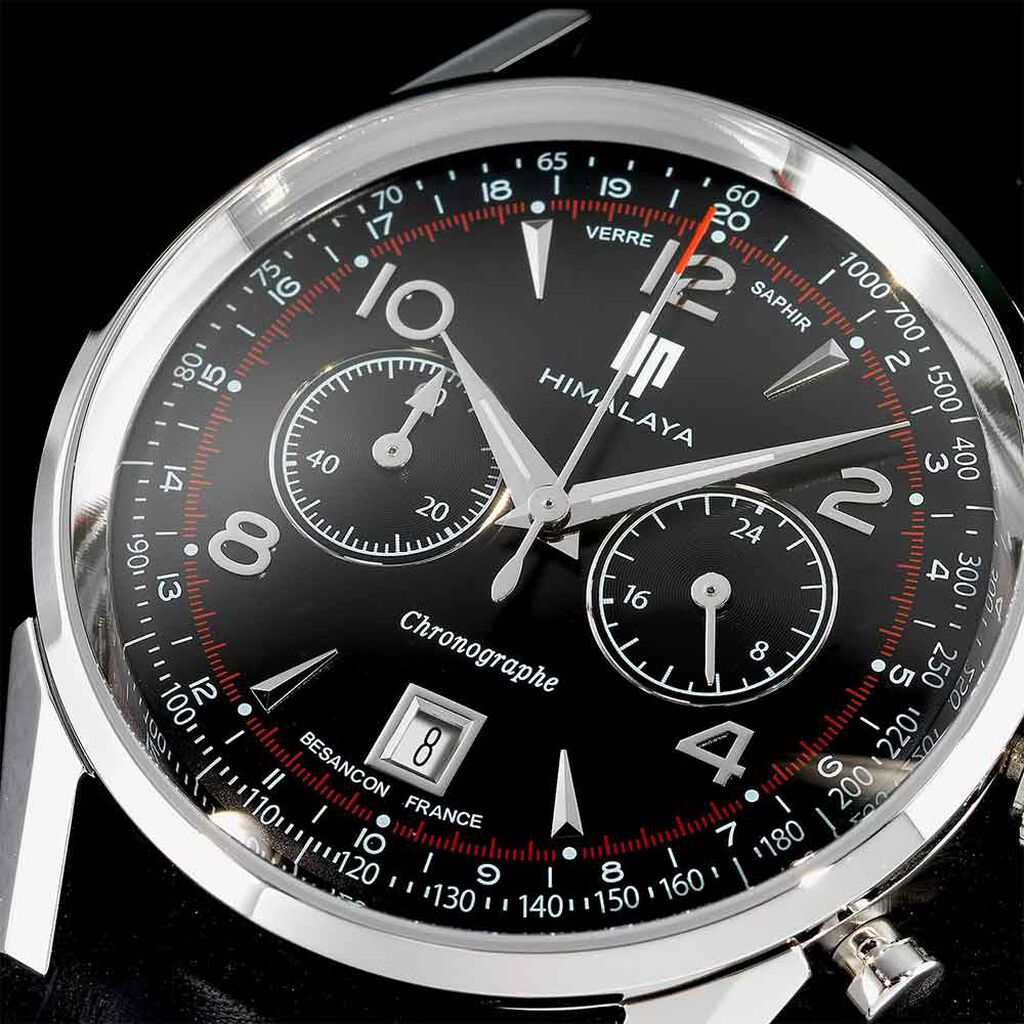 Montre Lip Himalaya Noir - Montres classiques Homme | Marc Orian