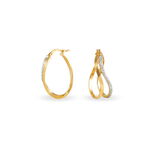 Cr&eacute;oles Ianis Or Bicolore - Cr&eacute;oles Femme | Marc Orian