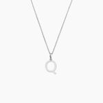 Pendentif Ionia Lettre Or Blanc - Pendentifs Famille | Marc Orian