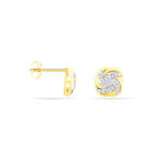 Boucles D'oreilles Puces Maryanna Or Jaune Diamant - Puces Femme | Marc Orian