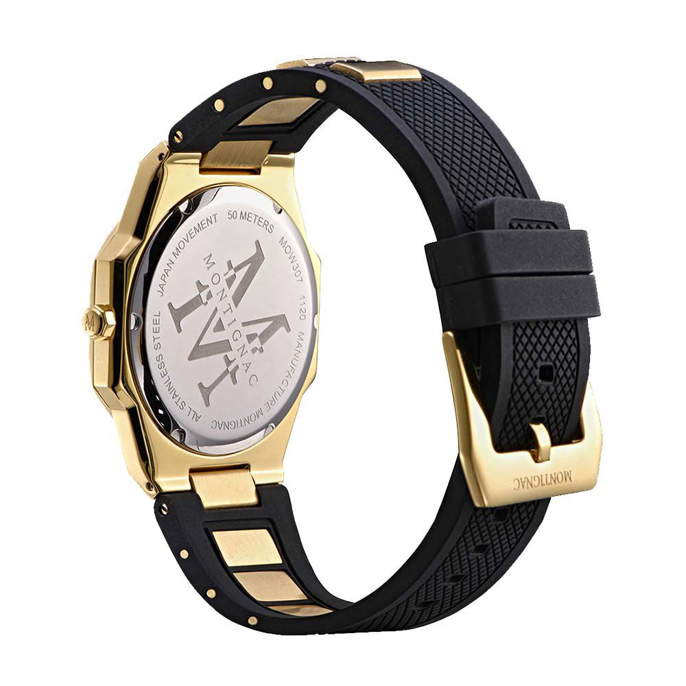 Montre Montignac Octogon Noir - Montres &eacute;tanches Homme | Marc Orian