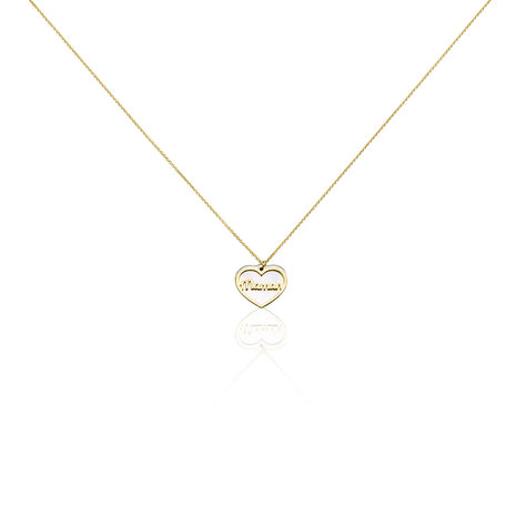 Collier Or Jaune Sylvester Nacre - Colliers avec pierres Femme | Marc Orian